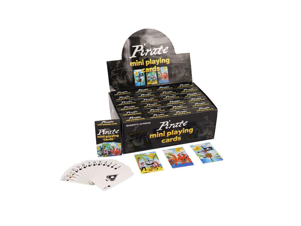 6 X PIRATE MINI PLAYING CARD