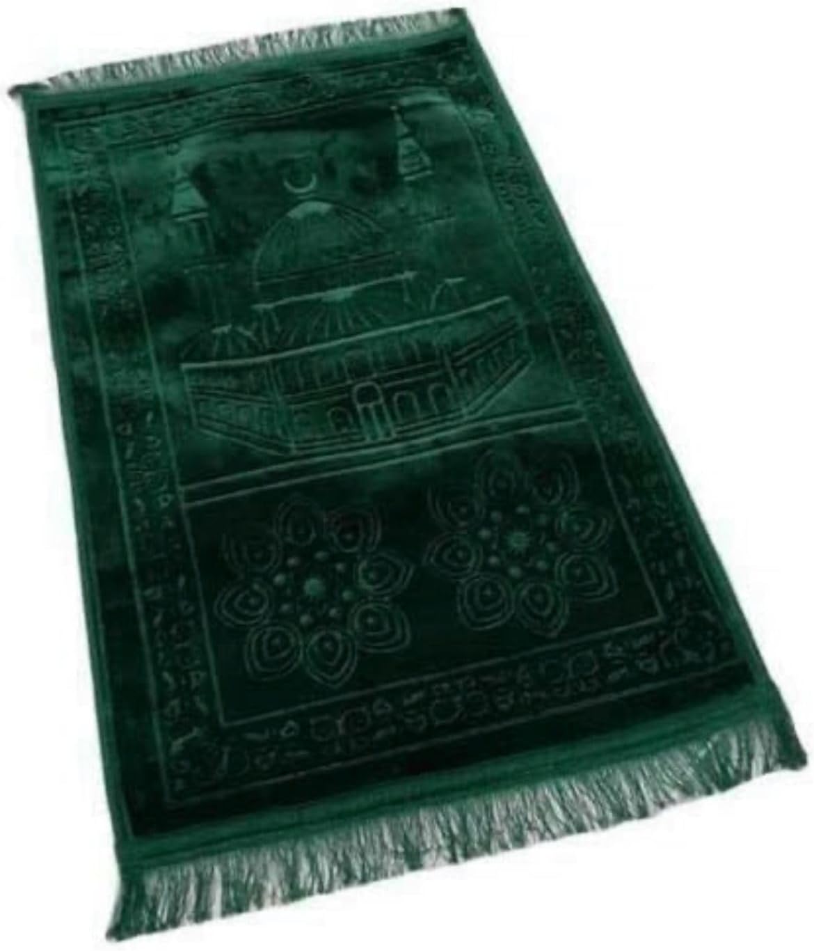 Prayer Mat - Extra Thick Luxury Soft Padded Musallah NON-SLIP Muslim Islamic Prayer Mat Musalah Namaz Rug (120cm x 80cm)