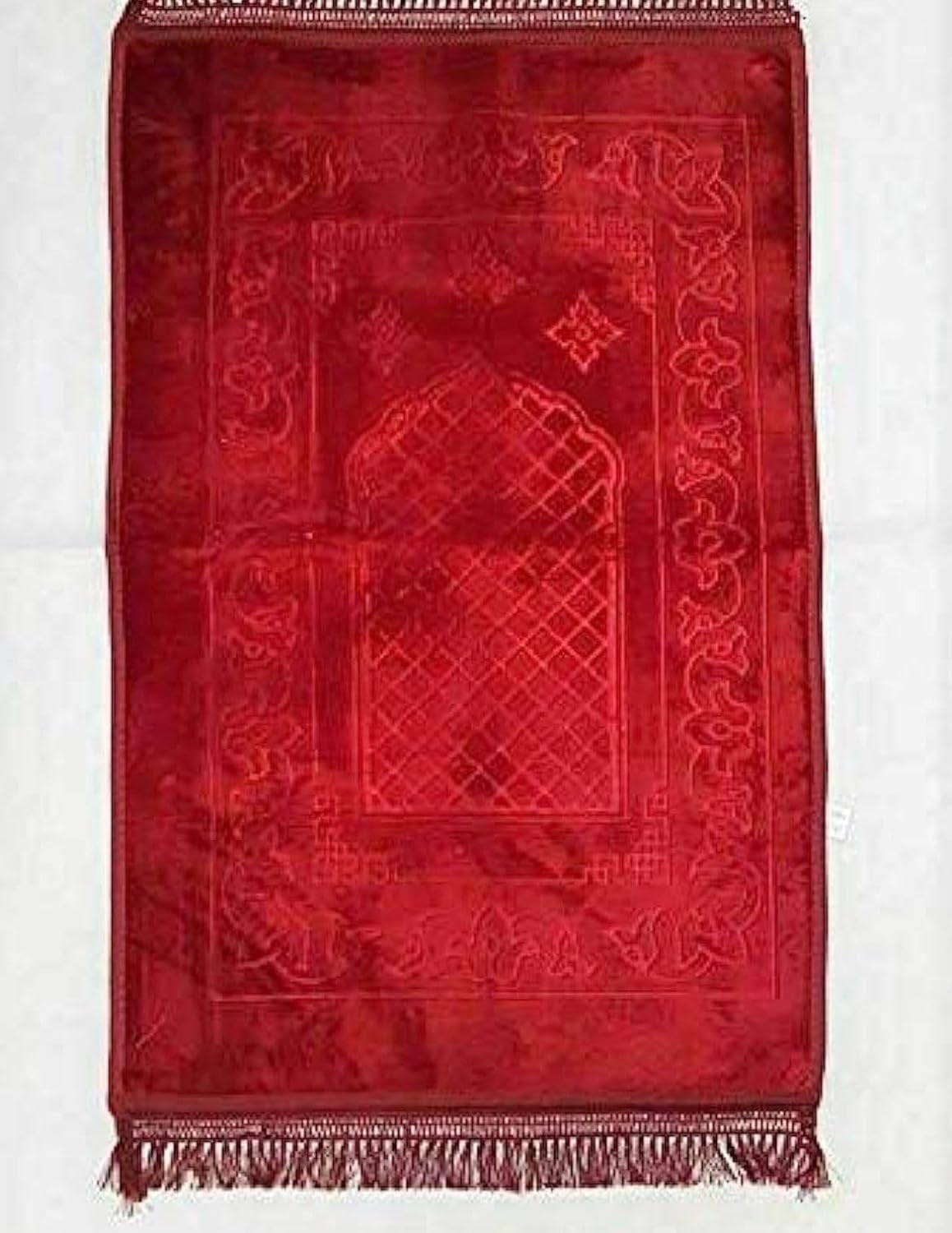 Prayer Mat - Extra Thick Luxury Soft Padded Musallah NON-SLIP Muslim Islamic Prayer Mat Musalah Namaz Rug (120cm x 80cm)