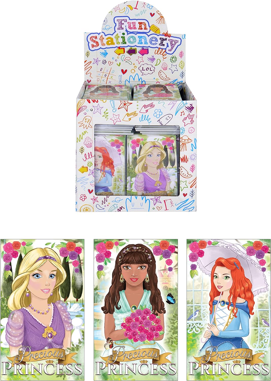 24 x Mini Princess Notebooks