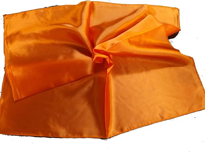 SOLID PLAIN Square soft Scarf Silky Kerchief Head Wrap Neck Satin