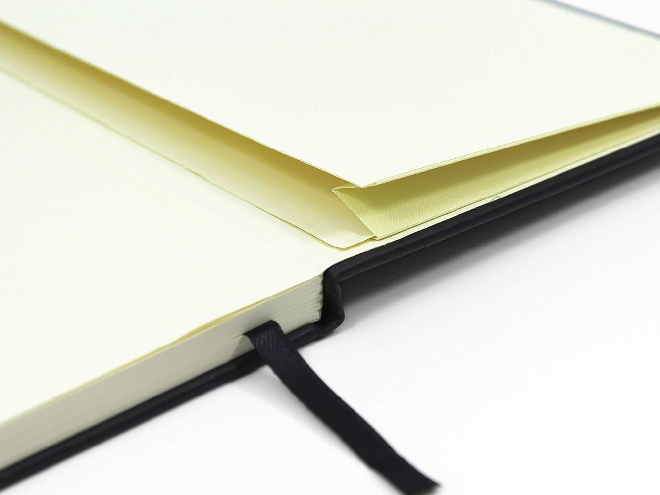 Executive Soft Feel Notebook Ruled with Marker Ribbon 160pp 90gsm A4