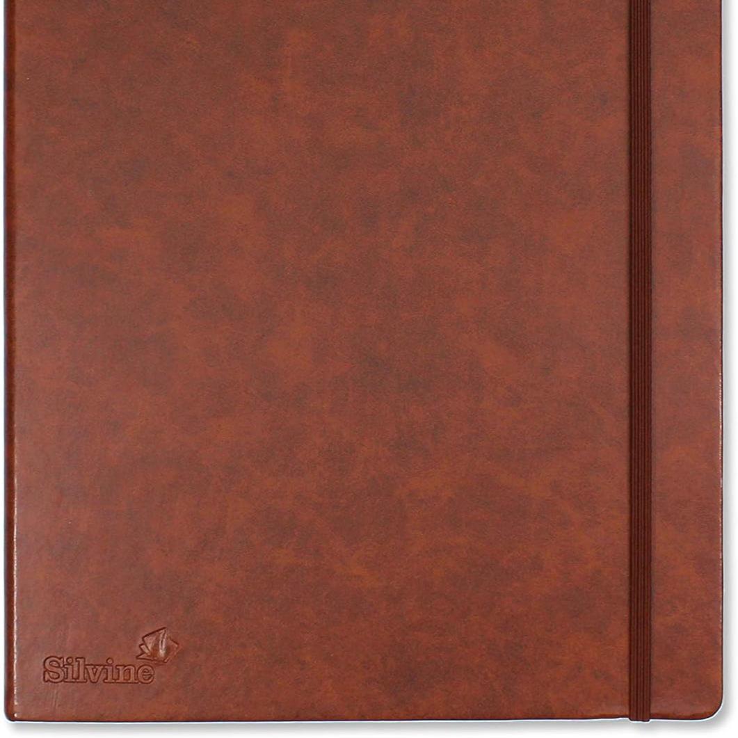 Executive Soft Feel Notebook Ruled with Marker Ribbon 160pp 90gsm A4