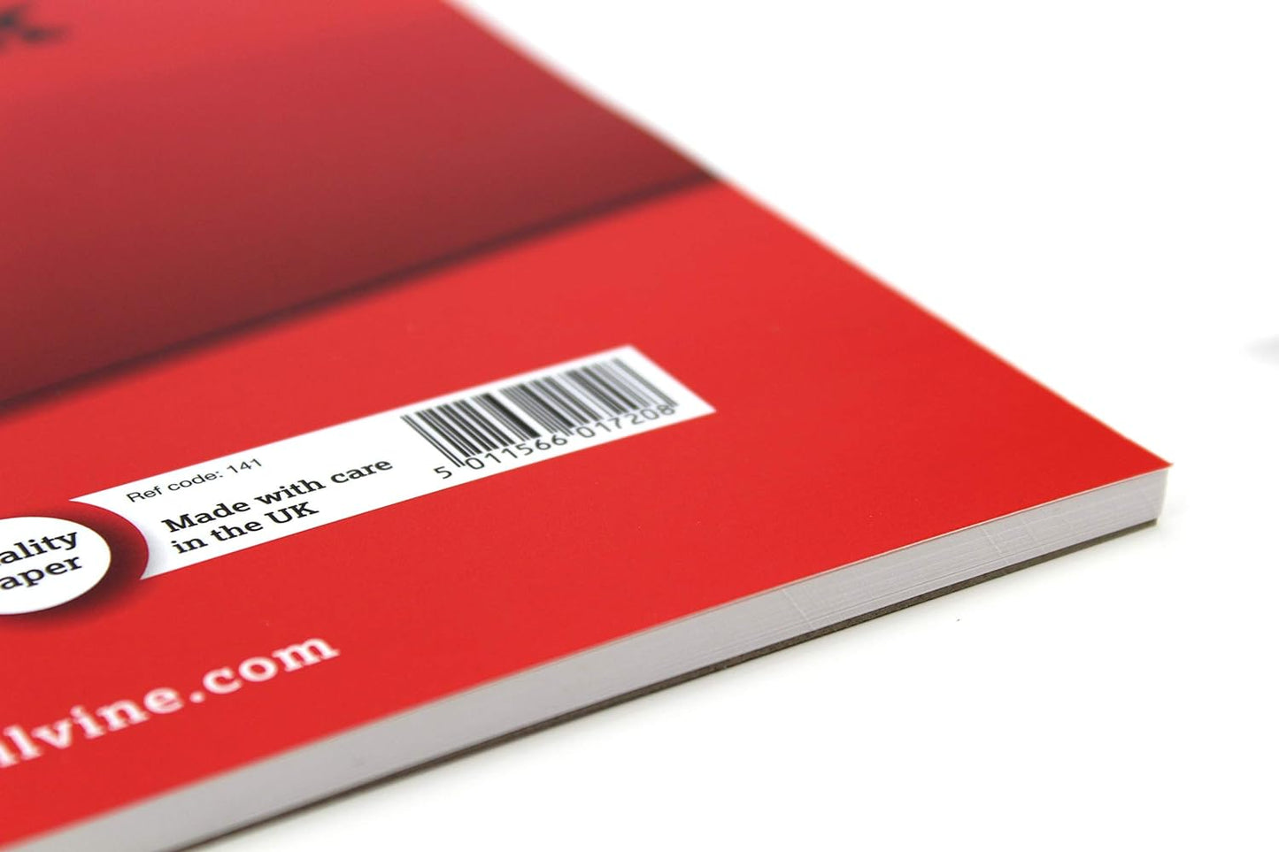 A4 Twin Wire Student's Notebook. 120 Pages Ruled Ruled 6mm Feint [Pack of 12], White