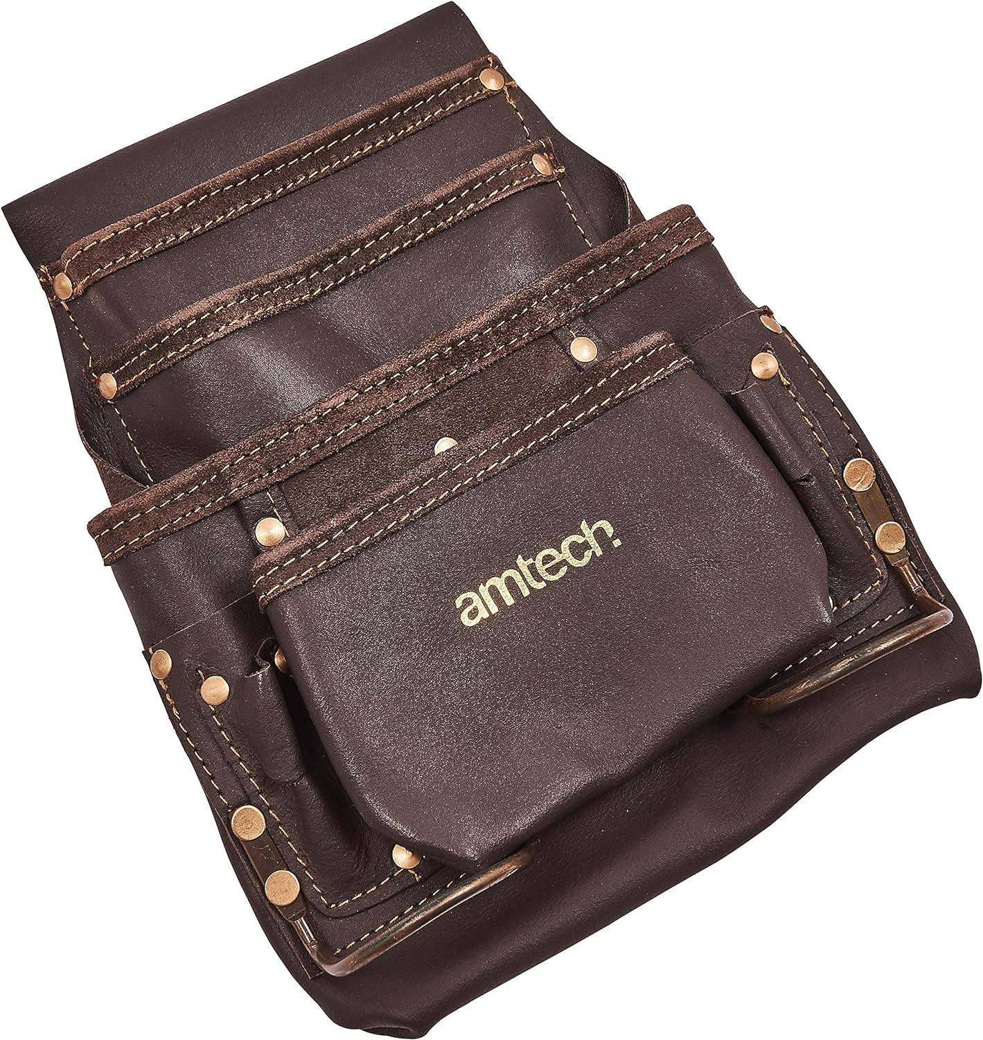 Amtech N0860 4 Pocket Heavy Duty Leather Tool Belt