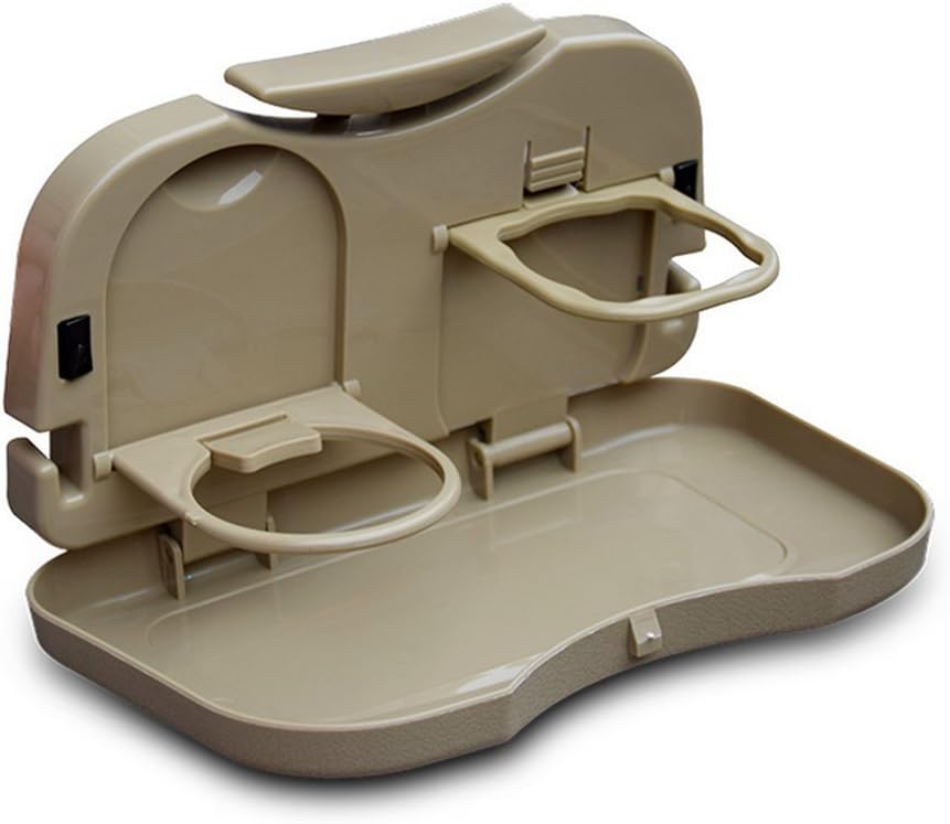 Car Seat Foldable Table Drink Holder Food Cup Tray