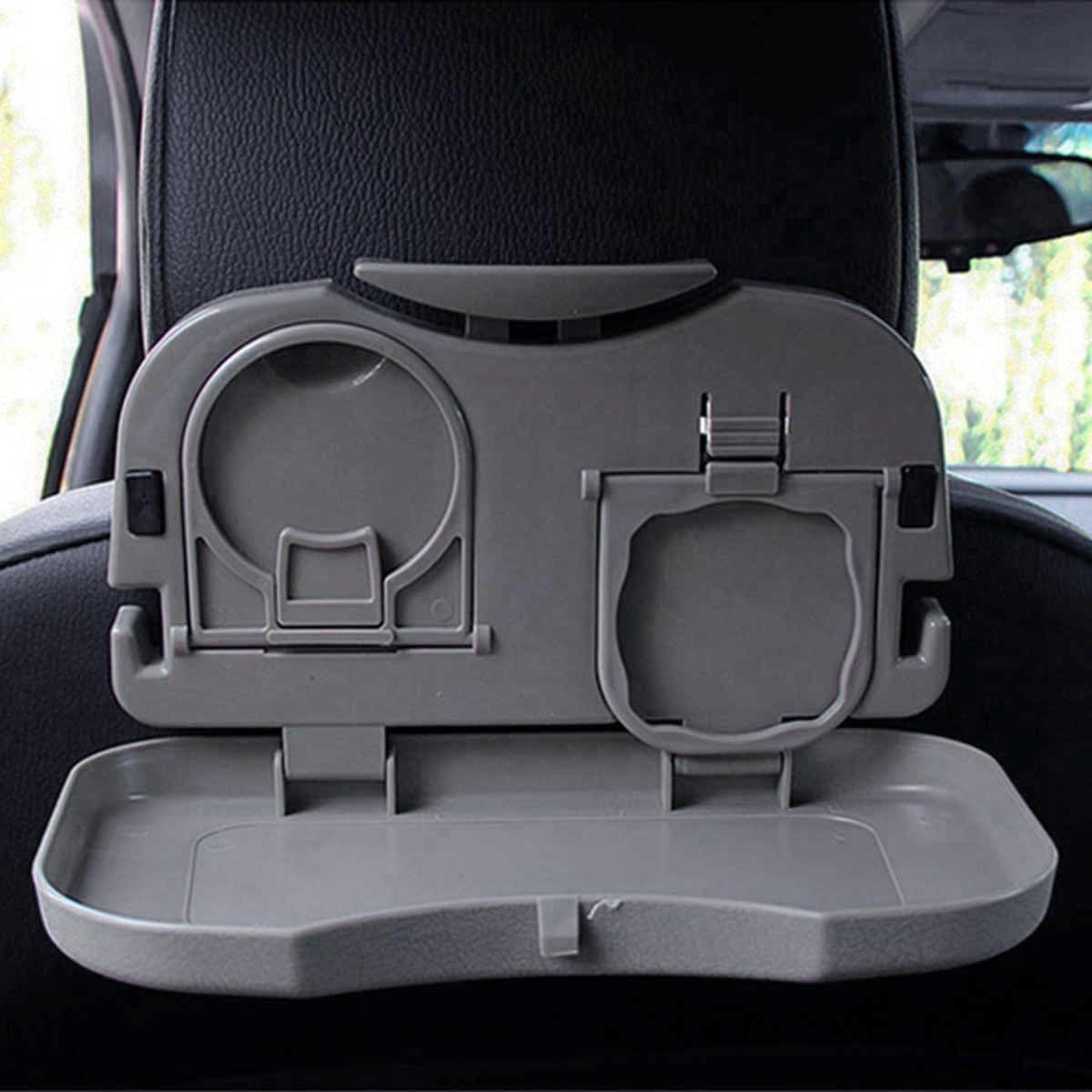 Car Seat Foldable Table Drink Holder Food Cup Tray