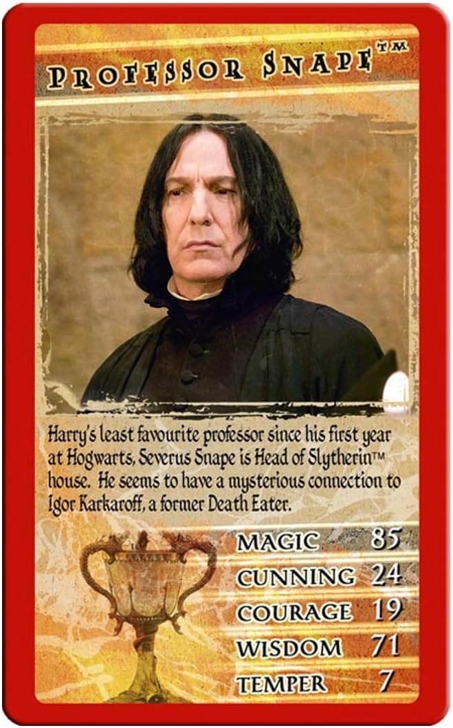 Harry Potter and the Goblet of Fire Top Trumps Card Game