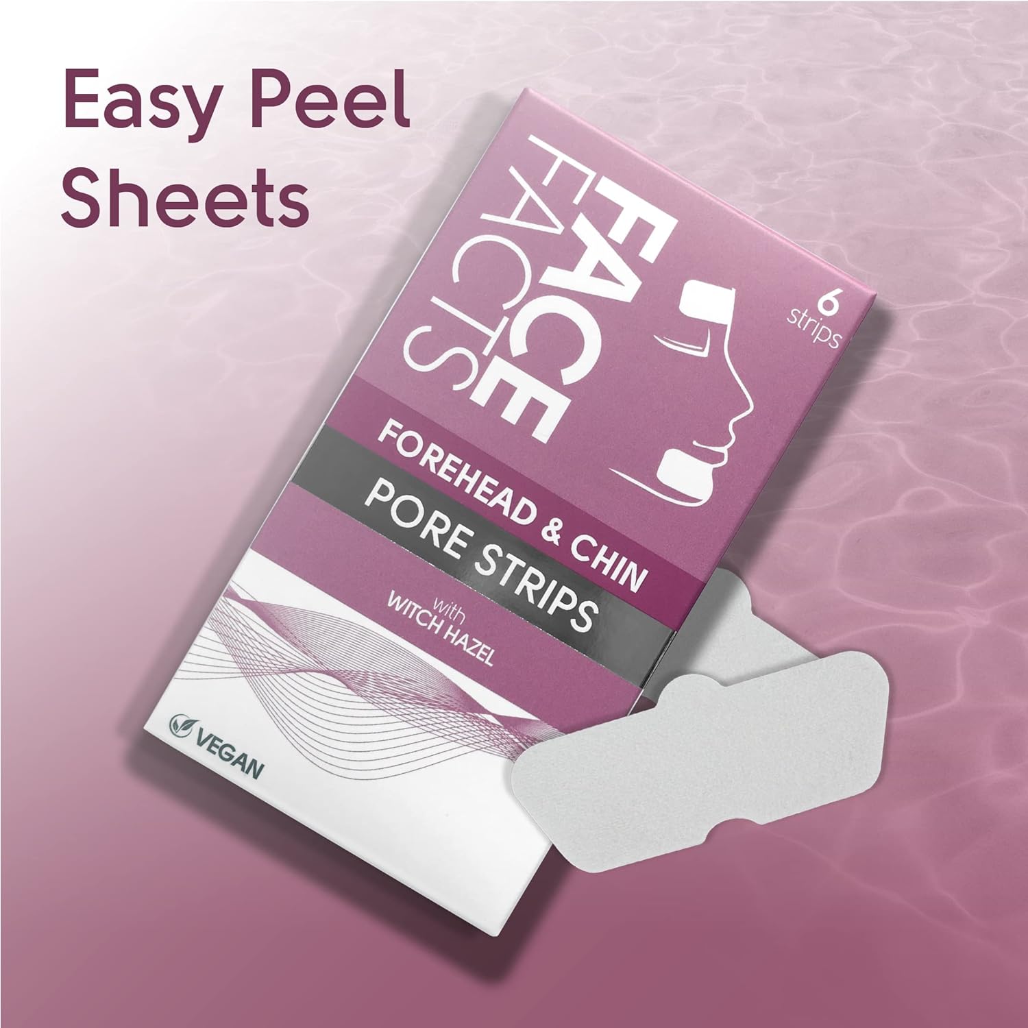 Face Facts Witch Hazel Forehead & Chin Pore Strips