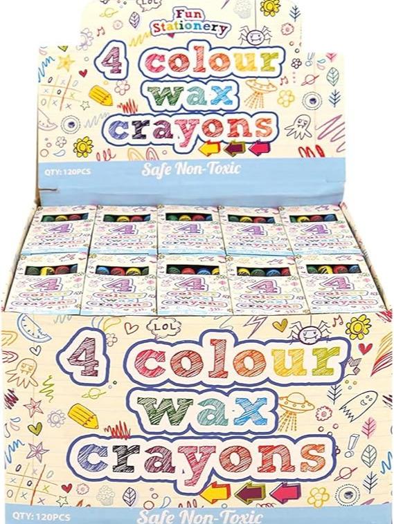 Mini Wax Crayon Packs - (25 packs)